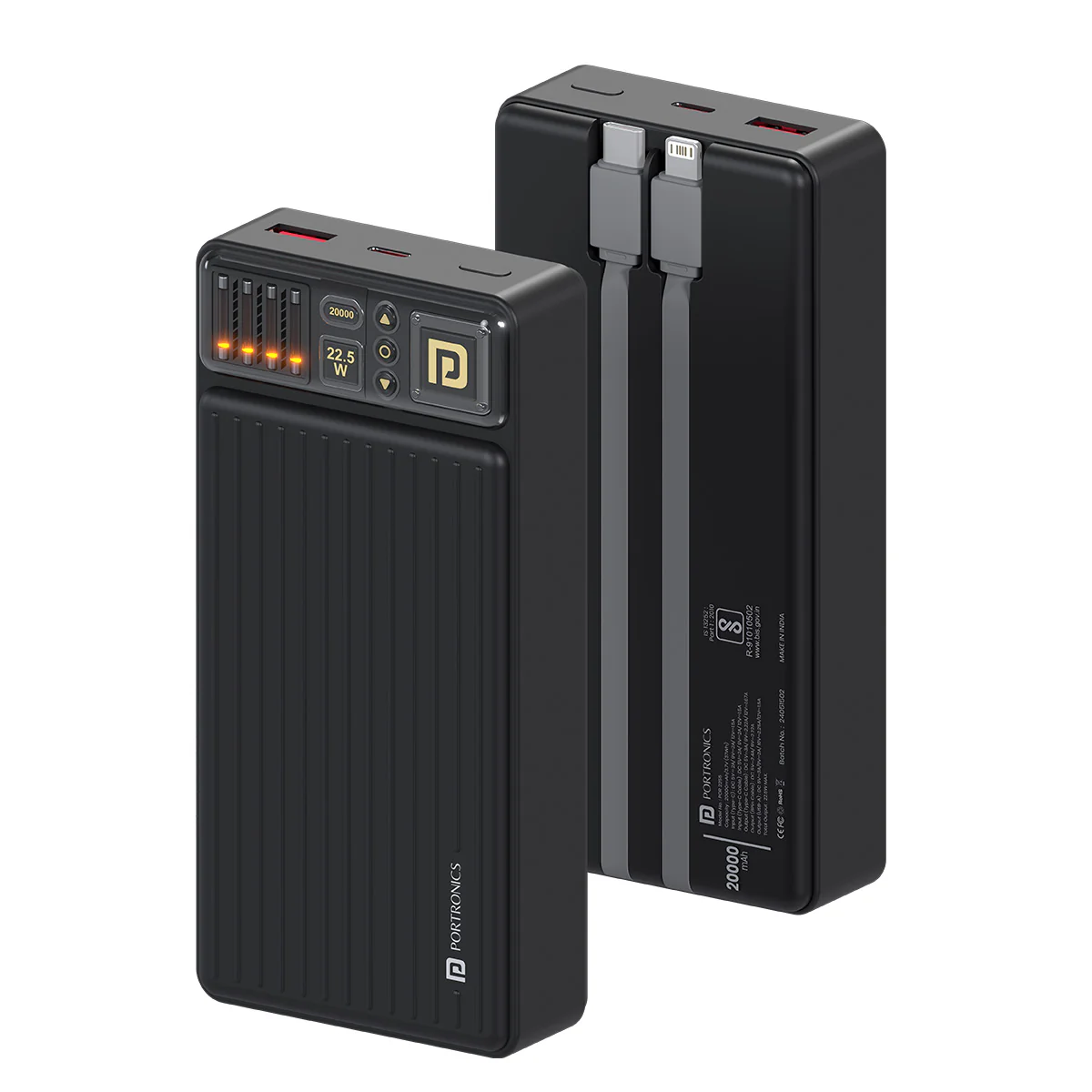 Portronics 5000mAH Wired Powerbanks